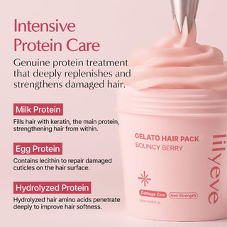 Lilyeve - Gelato Hair Pack Bouncy Berry 200мл