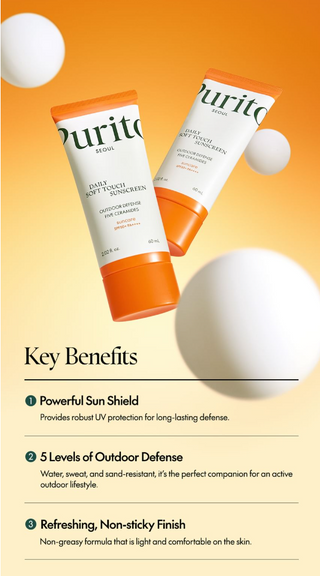 Purito - Солнцезащитный крем Daily Soft Touch SPF50+ PA++++, 60 мл