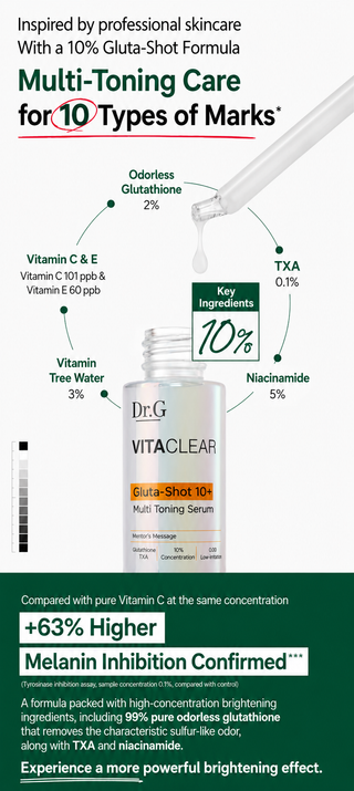 Dr. G - Осветляющая сыворотка Vita Clear Gluta Shot Multi Toning Serum 30 мл