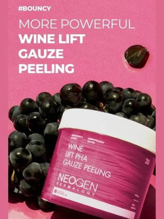 Neogen - Wine Lift PHA Gauze Peeling 30ea - Koreabe