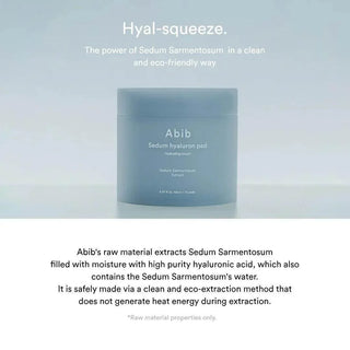 Abib - Sedum Hyaluron Pad 75ea - Koreabe