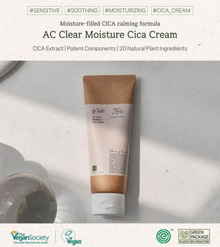 P Lab - AC Clear Moisture Cica Cream 100ml - Koreabe