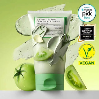 Fully - Green Tomato Clay Pack Cleanser 120ml - Koreabe