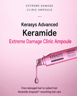 Kerasys - Восстанавливающая ампула для очень поврежденных волос с керамидами 220 мл