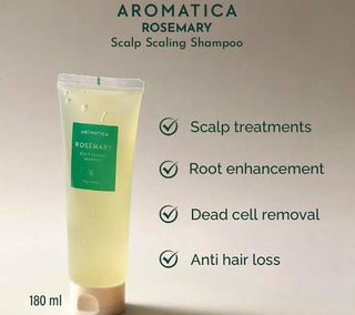 Aromatica - Шампунь для пилинга кожи головы с розмарином, 180 мл