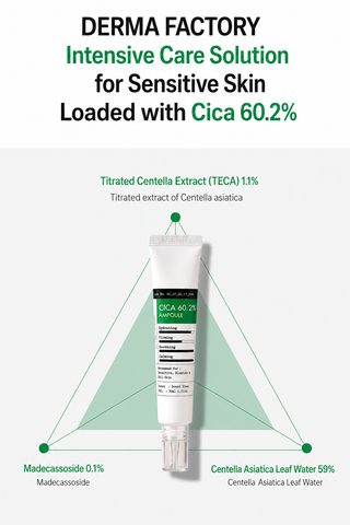 Derma Factory - Cica 60.2% Ампула 30мл