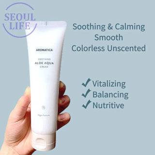 Aromatica - Soothing Aloe Aqua Cream 150ml - Koreabe