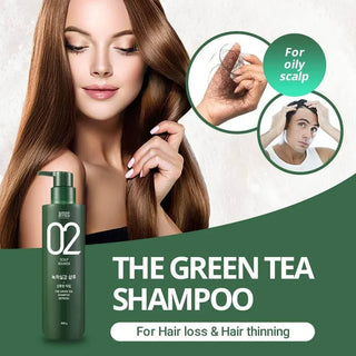Amos - Scalp Nourish Green Tea Shampoo Fresh 500ml - Koreabe