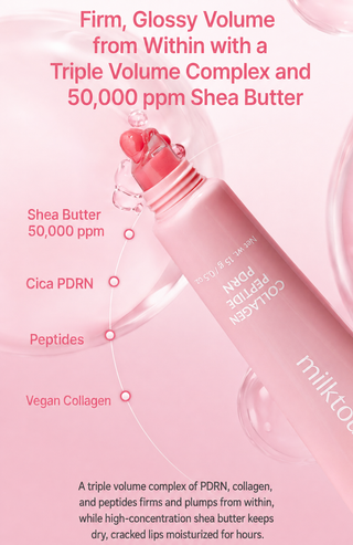 Milk Touch - Glow Up PDRN Коллагеновый бальзам для губ 15 г - 4 цвета