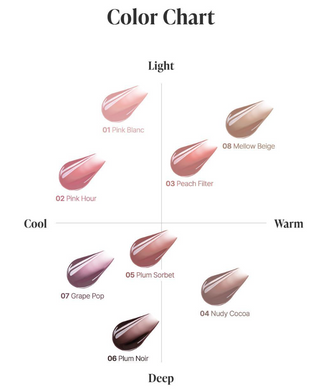 Heart Percent — Блеск для губ Dote On Mood Over Melting Gloss — 8 оттенков