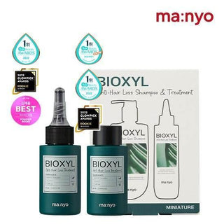 Manyo - Bioxyl Anti Hair Less Shampoo 100ml + Treatment Set 60ml - Koreabe