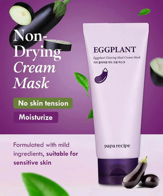 Papa Recipe - Eggplant Clearing Mud Cream Mask 100ml - Koreabe