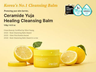 Irecipe - Ceramide Yuja Healing Cleansing Balm 120ml - Koreabe