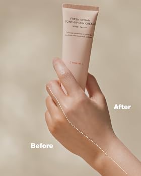 Hyggee - Солнцезащитный крем Fresh Vegan Tone Up SPF50+ PA++++ 50 мл
