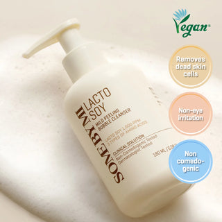 Somebymi - Мягкая пенка-пилинг Lacto Soy Bubble Cleanser, 180 мл
