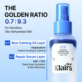 Klairs – Успокаивающий мист Blue EGF с гваязуленом, 100 мл