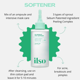 Ilso - Средство для смягчения кожи No Problem Spot Softener 150 г + хлопковые диски 40 шт.