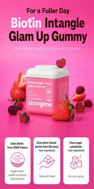 Slow Glow - Витаминные жевательные конфеты Intangle Glam Up, 30 шт.