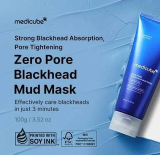 Medicube - Zero Pore Blackhead Mud Mask 100g - Koreabe