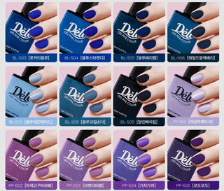 Delibeauty - Color Gel Nail - 17 Colors - Koreabe