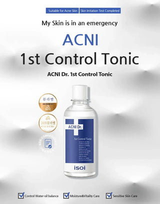 Isoi - Acni Dr 1st Control Tonic 130ml - Koreabe