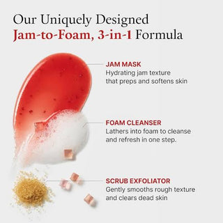 Маска-пенка для умывания с томатом "Fully - Red Tomato Jam Mask Cleanser", 120 мл