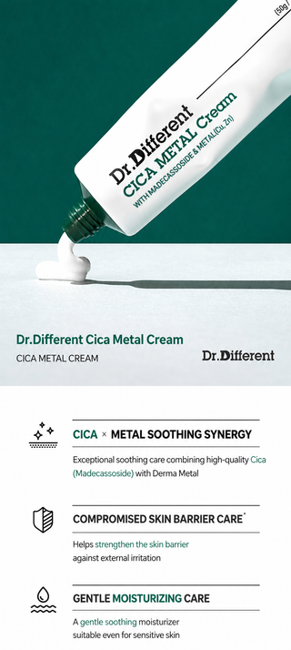 Dr. Different - Cica Metal Cream 50 мл