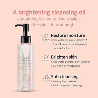 The Face Shop Rice Bright Rice Light Facial Cleansing Oil 150ml - Koreabe