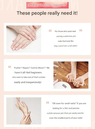 WakeMake - Nail Gun Pink Cuticle Out Pen Remover 2ml - Koreabe