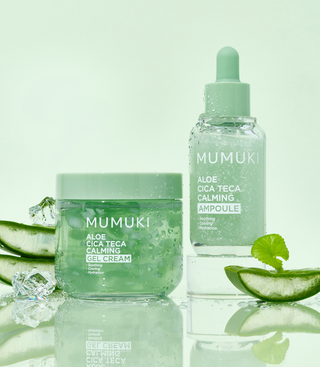 Mumuki - Aloe Cica Teca Calming Set (Ampoule 30ml + Cream 110ml)