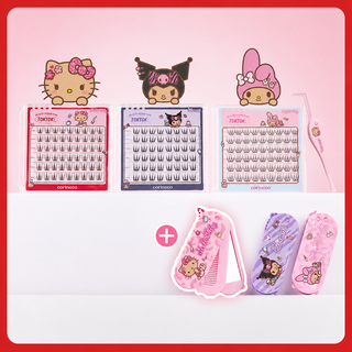 Coringco - Tok Tok Hara No Glue Glasses (Sanrio Ver) - 3 Options