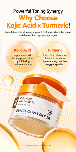 Sungboon Editor - Kojic Acid Nacinamide Pad 80ea