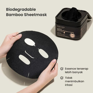 Mary & May - Premium Idebenone Blackberry Complex Mask 30ea - Koreabe
