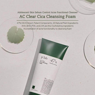 P Lab - AC Clear Cica Cleansing Foam 120ml - Koreabe
