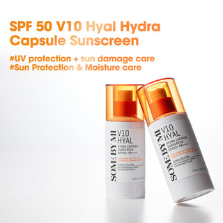 Somebymi - V10 Hyal Hydra Капсульный солнцезащитный крем SPF50+ PA+++ 40мл