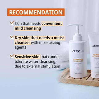 Zeroid - Dermanewal Cleansing Gel 200ml - Koreabe
