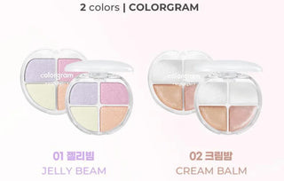 Colorgram - Tintin Dory Highlighter Palette - 2 Colors - Koreabe