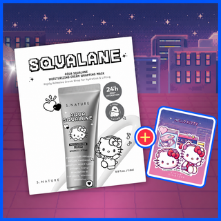 S Nature - Aqua Squalane Cream Wrapping Mask 4ea (Sanrio Ver)