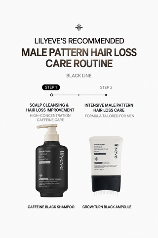 Lilyeve - Grow Turn Caffeine Black Shampoo 500ml