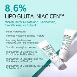 APLB - Glutathione Niacinamide Facial Cleanser 80ml - Koreabe