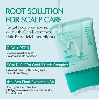 Lilyeve - Scalp Turn Cica PDRN Brush Ampoule 100ml - Koreabe