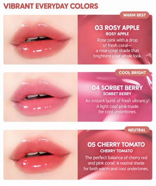 Colorgram - Jelly Glassing Tint - 9 Colors