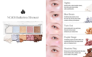 Unleashia - Mood Shower Face Palette - 2 Options