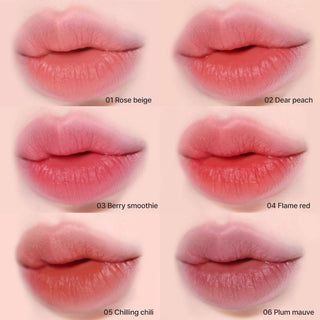 YNM - Cream Matte Lipstick - 6 Colors