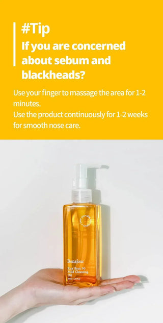 Bonajour - Rice Bran Mild Cleansing Oil 200ml - Koreabe