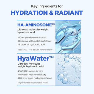 Wellage - Real Hyaluronic Blue Sun Cream SPF50+ PA++++ 50мл