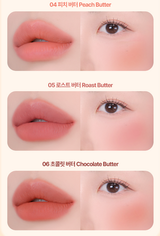 YNM - Lip Cheek Bakery Collection (1+1) - 12 Colors