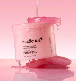 Medicube - PDRN Pink Collagen Toning Gel Toner Pads - 70ea - Koreabe