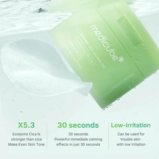Medicube - Exosome Cica Calming Pads 100ea - Koreabe
