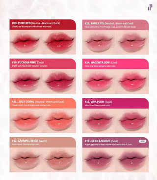 Heart Percent - Dote On Mood Pure Glow Tint - 16 Colors - Koreabe
